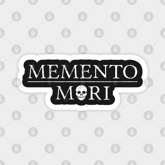 Memento Mori (Remember Death) Magnet by Elvdant