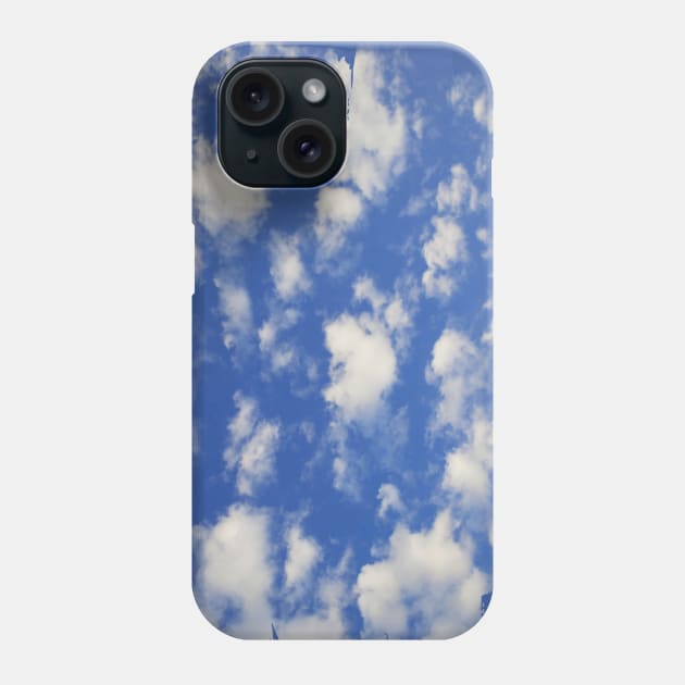 Blue sky clouds in Dresden Germany To travel is to live beautiful photo Phone Case by BoogieCreates