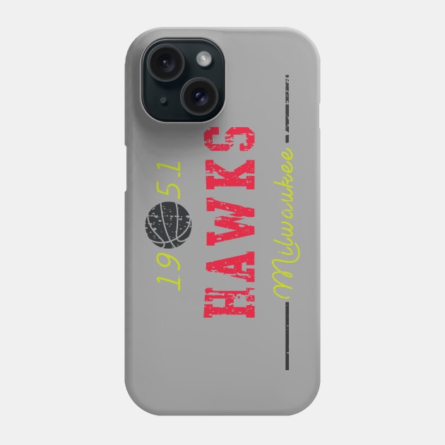 Milwaukee Hawks Phone Case by HomePlateCreative