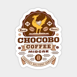 Chocobo Coffee Vintage Magnet