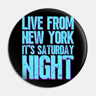 Saturday Night Live Pin