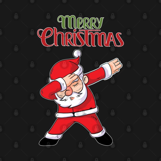 Santa Claus Merry Christmas Dabbing by MadMando Marketplace