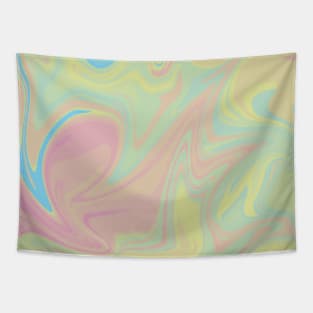 Liquify pattern colorful design Tapestry