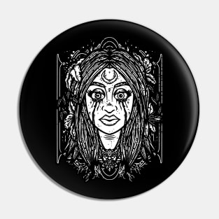 Lillith Faced Pin