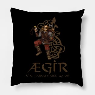 Aegir Norse Mythology Pillow