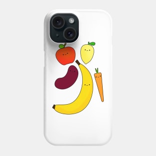 Cute Vegetables & Fruits Phone Case