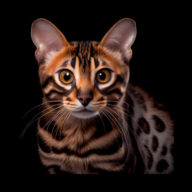 Bengal Cat - A Sweet Gift Idea For All Cat Lovers And Cat Moms by PD-Store