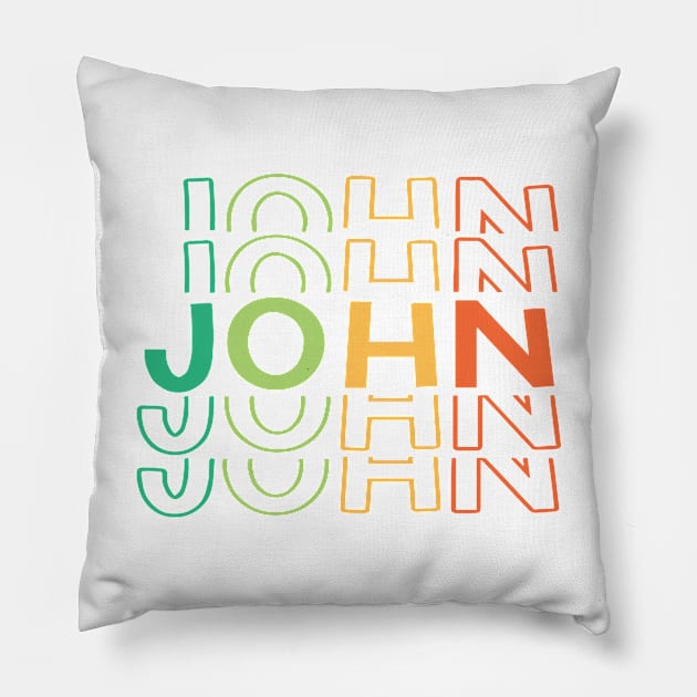 JOHN Pillow by Motiejus