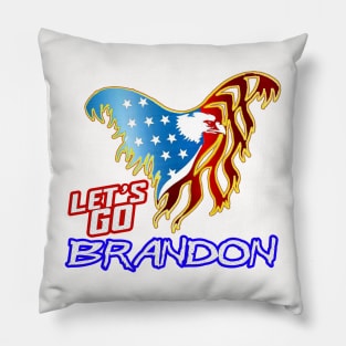 LET'S GO BRANDON - Eagle American BLUE Pride MUGS Pillow