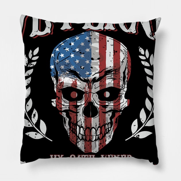 I'm a veteran my oath never expires Pillow by indigosstuff