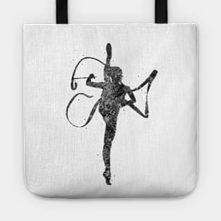 Rhythmic gymnastics girl Tote