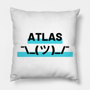 Atlas ¯\_(ツ)_/¯ (Shrugged) Pillow