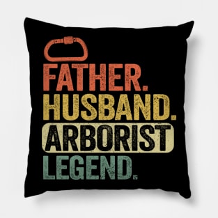 Father Husband Arborist Legend Gift Father's Day Pillow