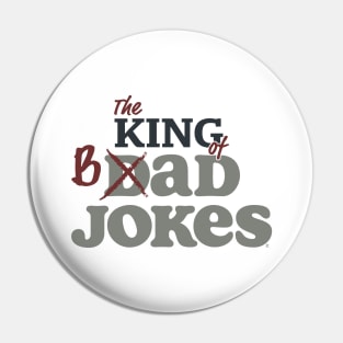 The King of Dad Jokes Pin