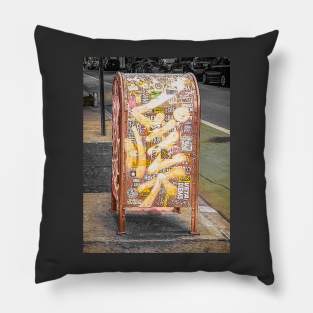 NYC Pop Art Street Graffiti Tag Pillow