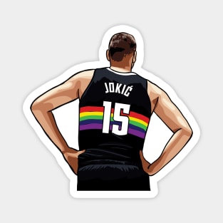 Nikola Jokic Vector Standing Magnet