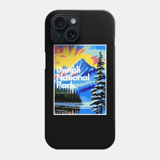 Denali National Park hike Alaska United States Phone Case