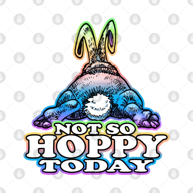 Not So Hoppy Today Rainbow by Shawnsonart