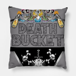 Death Skull Logo Design Pillow