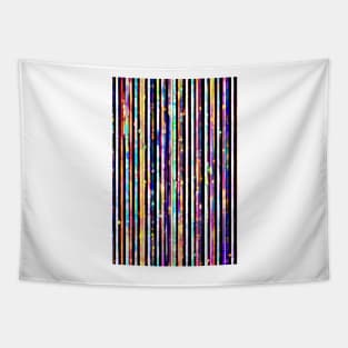 Colourful Glamour Stripes Tapestry