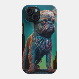 Brussels Griffon in the Big Apple 3 Phone Case