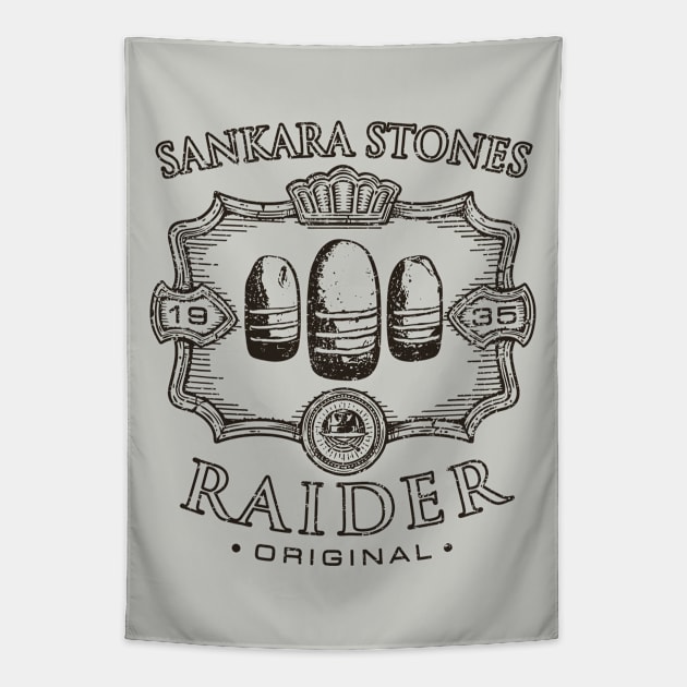 Sacred Stones Raider distressed Tapestry by Olipop