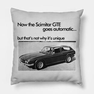 RELIANT SCIMITAR GTE - advert Pillow