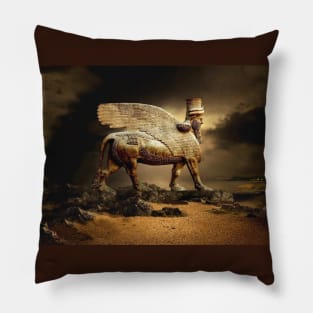 ASSYRIAN LAMASSU CLASSIC Pillow