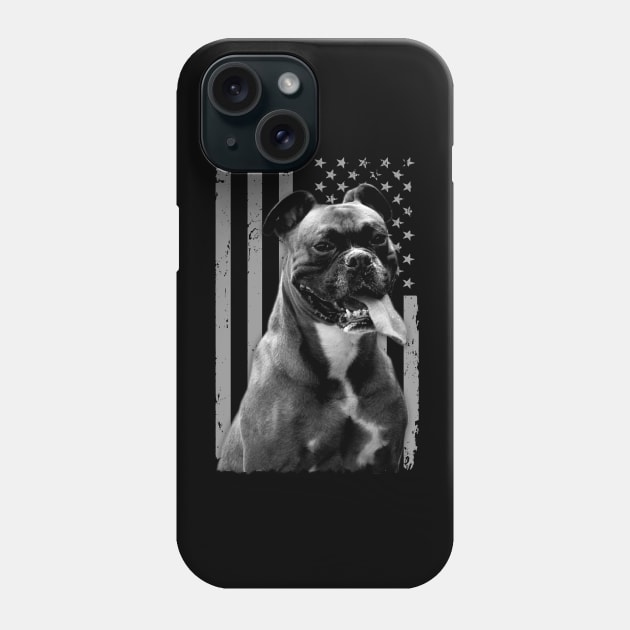 Dynamic Duo Fashionable American Flag the Boxer Dog Bond Phone Case by Crazy Frog GREEN