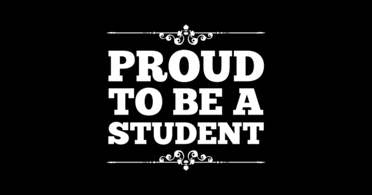 Proud to be a student - Proud To Be A Student - Sticker | TeePublic