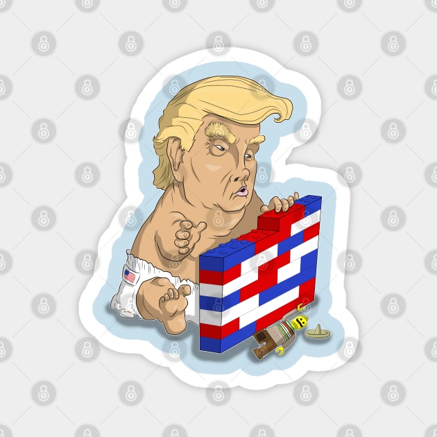 trump Magnet by bobgoodallart