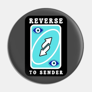 REVERSE EVIL EYE CARD GAME Pin