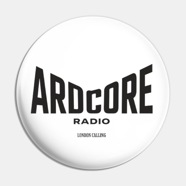 Ardcore Logo Lettering Pin by Ardcore Merch