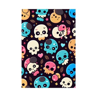 Creepy Kawaii Skull Candy T-Shirt