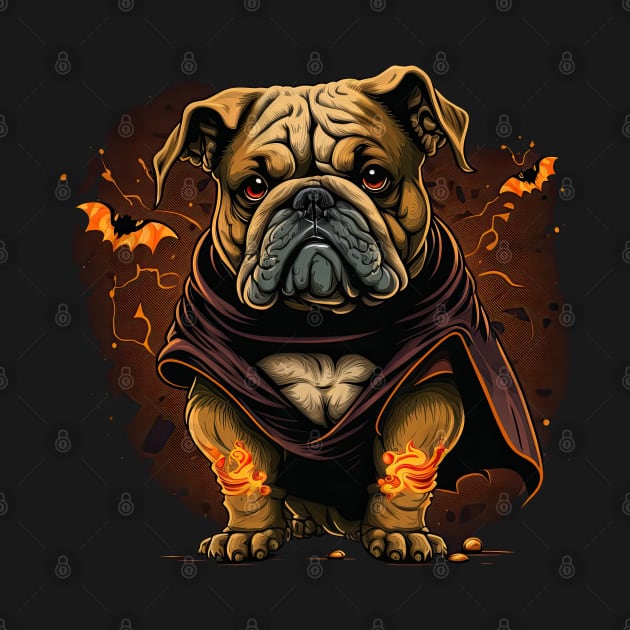 Halloween Bulldog by JayD World