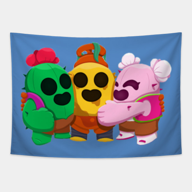 Spike Family Design Brawl Stars Videogames Tapisserie Teepublic De - spike head brawl stars