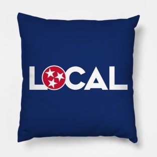 Tennessee Local State Flag Tri Star // Tennessee Girl // Tennessee Lover // I Love Tennesee Pillow