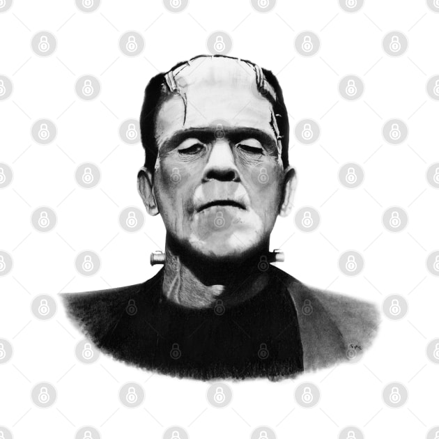 Frankenstein's monster by pencilartist