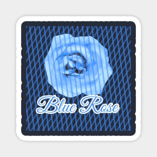 Blue Rose Magnet