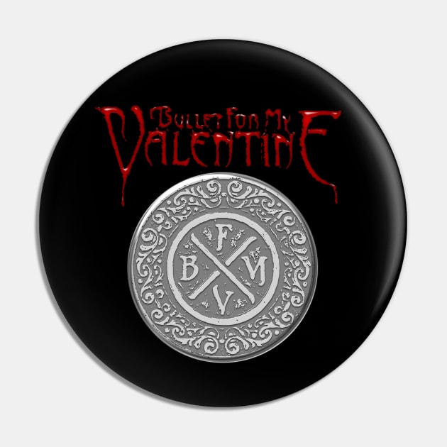 Bullet For My Valentine Pendant Pin by 730