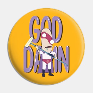 God Damn cartoon funny Pin