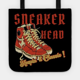 Vintage Style Sneaker Head-Keepin'it Classic Tote