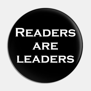 Readers Are Leaders - Reading Teacher Pin