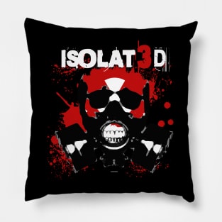 Gothic Skull Mask Graphic Pillow