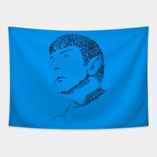 Spock Typographic Tapestry