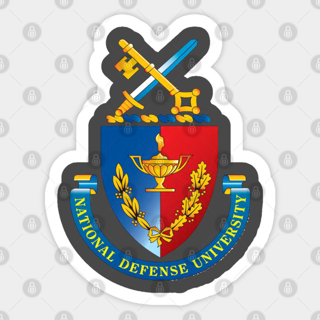 National Defense University Logo National Defense University Logo Sticker Teepublic