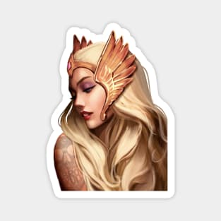 She-Ra with Broskull Tattoo Character Art V.1 Smaller Design Magnet