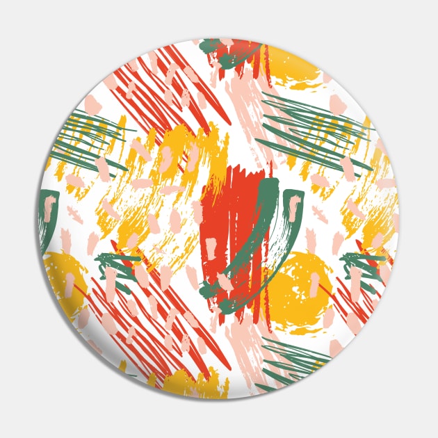 Abstract colorful mask pattern Pin by crocozen