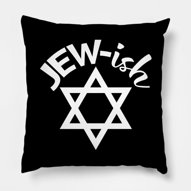 Jewish Star Of David - Hebrew Jewish Holiday Gift For Men, Women & Kids Pillow by Art Like Wow Designs