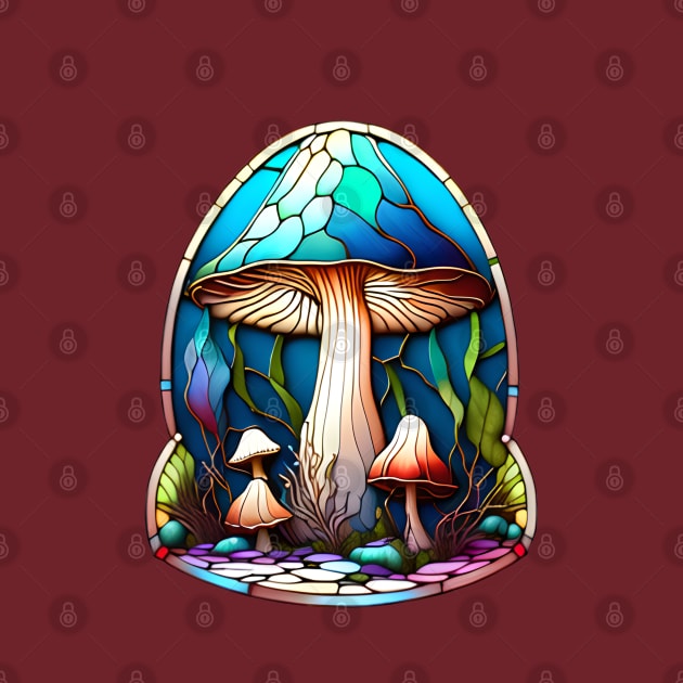Arts & Crafts Rainbow Mushroom by Xie